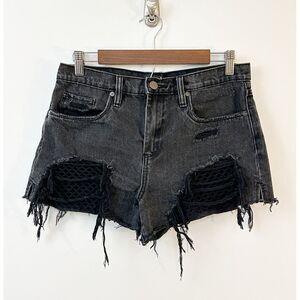 Blank NYC Barrow Denim Cutoff Shorts Size 28